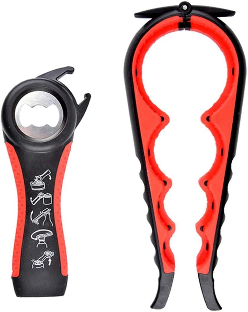 Bottle Opener for Arthritic Hand,Jar Opener for Old People, Children, Women, Those with Weak Hands,Multifunctional Kitchen Gadgets (02-Blue)