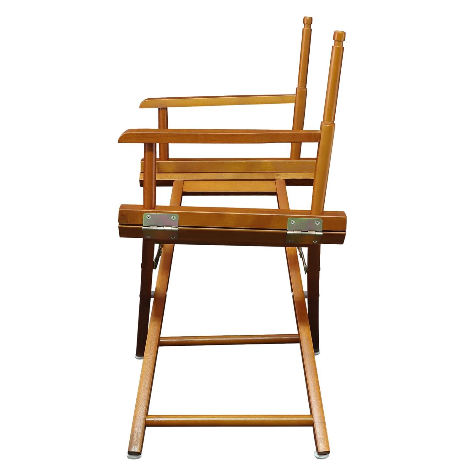 Casual Home 18-Inch Director Chair, Honey Oak Frame