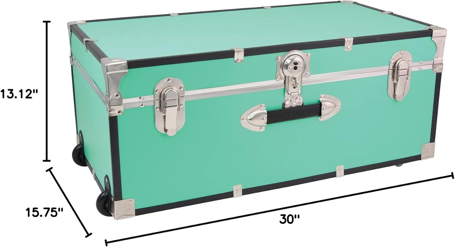 Seward Explorer 30" Trunk with Wheels & Lock, Teal
