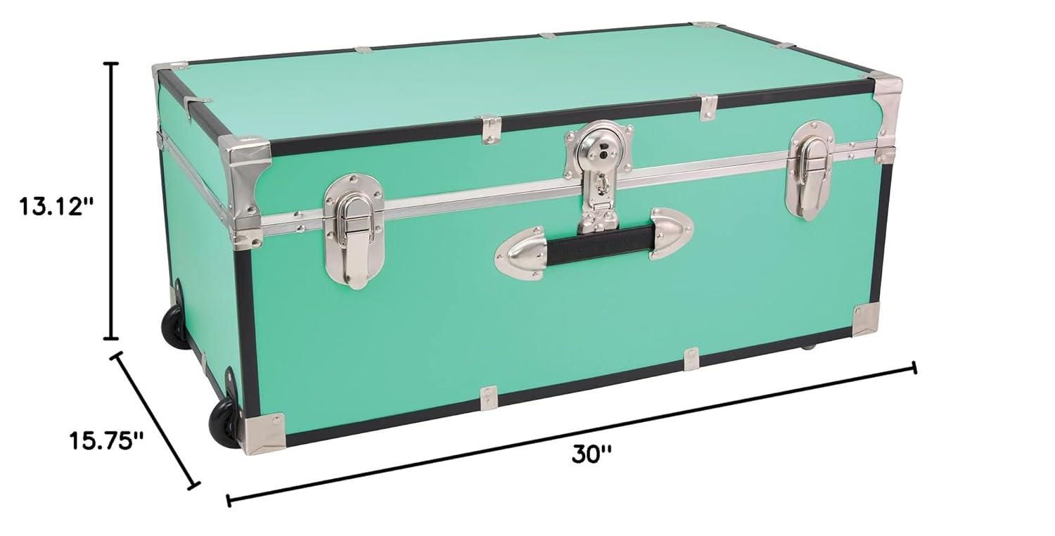 Seward Explorer 30" Trunk with Wheels & Lock, Teal