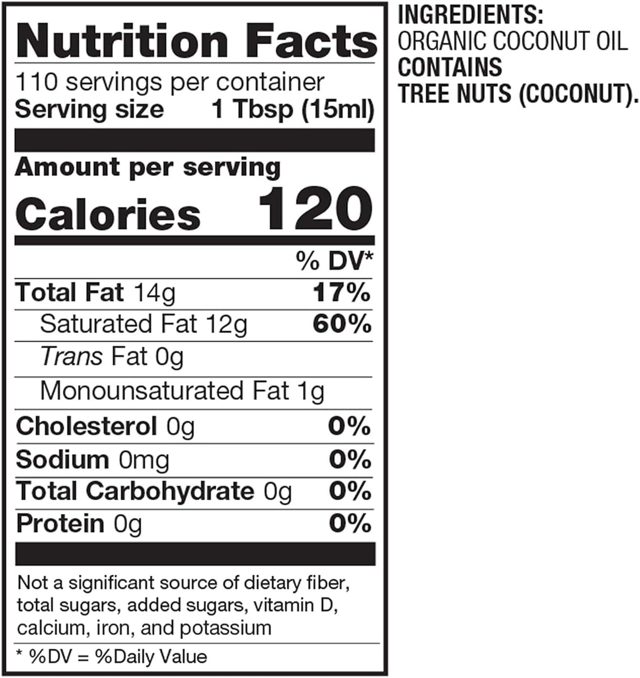 BetterBody Foods Organic Refined Coconut Oil, 56 Fl Oz, All Purpose Oil for Cooking, Baking, Hair and Skin Care