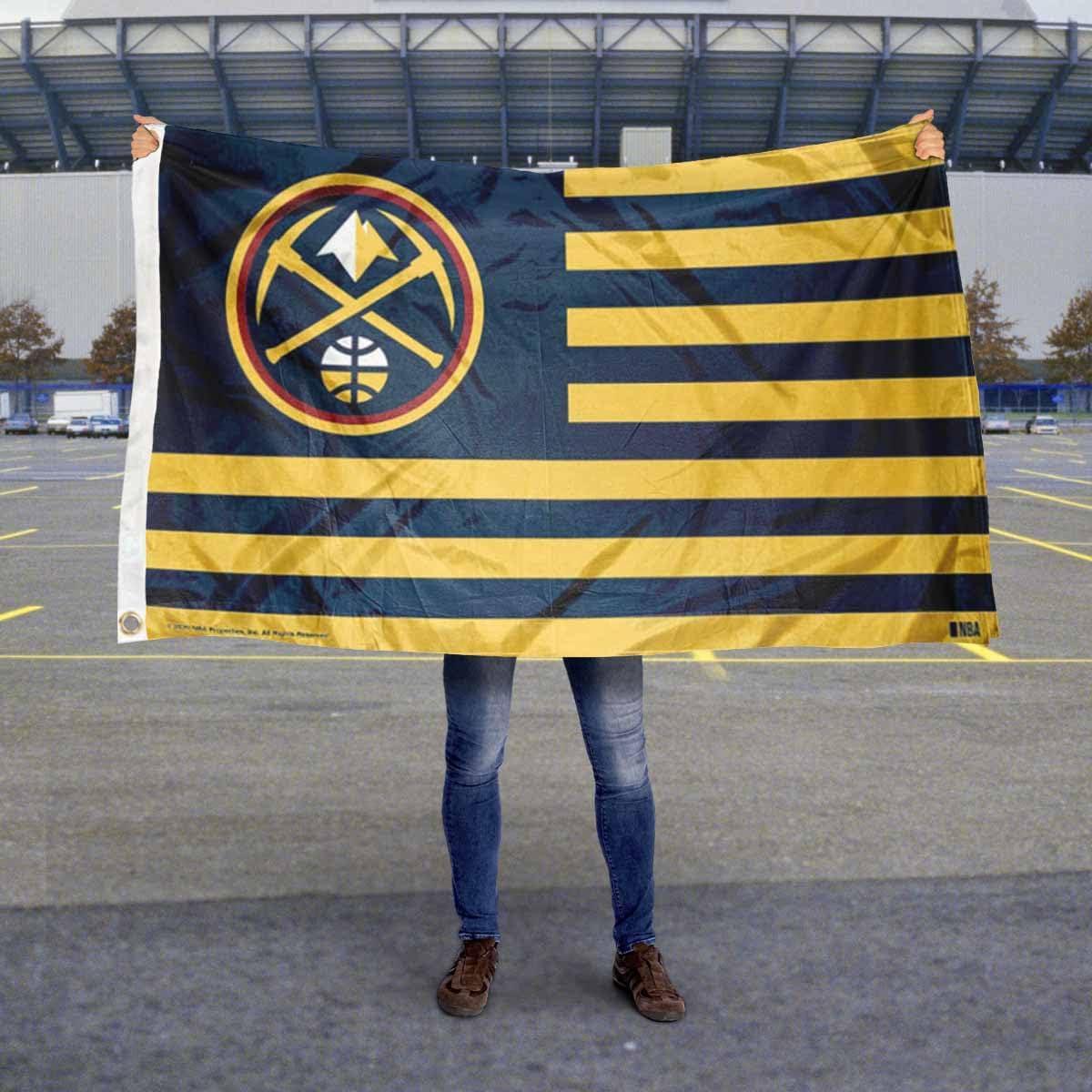 Denver Basketball Nuggets 3x5 Indoor / Outdoor 3x5 Banner Flag