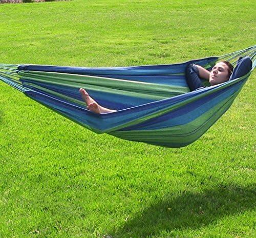 Sunnydaze Large Two-Person Double Brazilian Hammock For Backyard and Patio - 450 lb Weight Capacity - Oasis