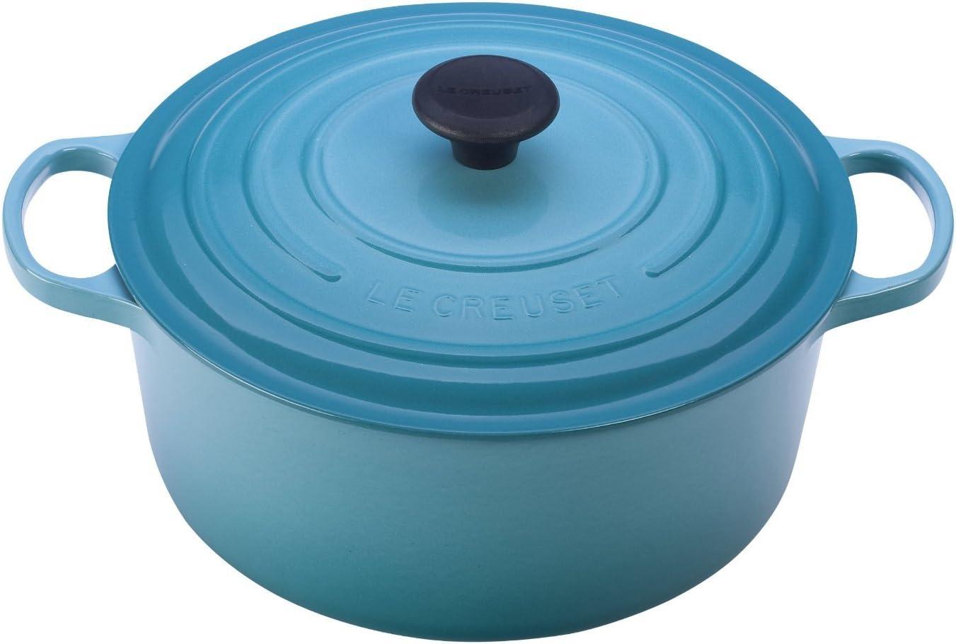 Le Creuset Signature Enameled Cast Iron Round Dutch Oven with Lid