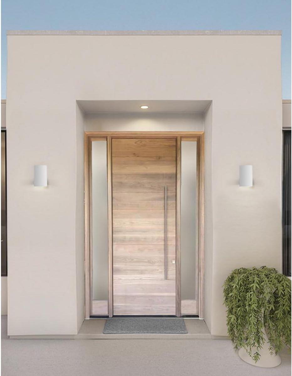 Progress Lighting, Cylinder Collection, 1-Light Wall Sconce, Antique Bronze Finish, Porcelain Shade