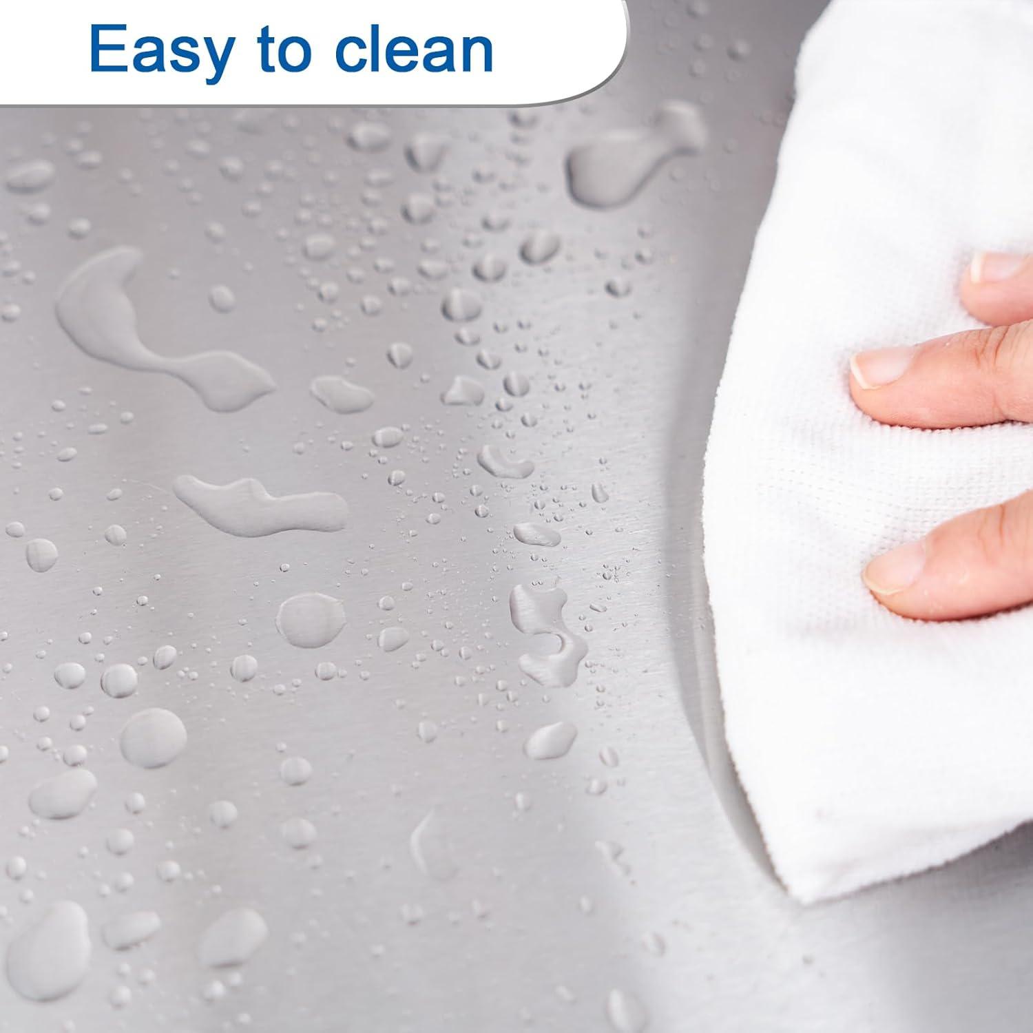 60" Stainless Steel Wall Shelf with Brackets