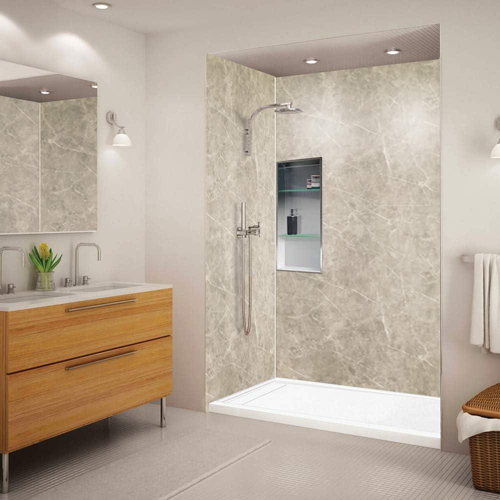 Transolid FLU6032L-31 60'' W 32'' D Rectangular Single Shower Base