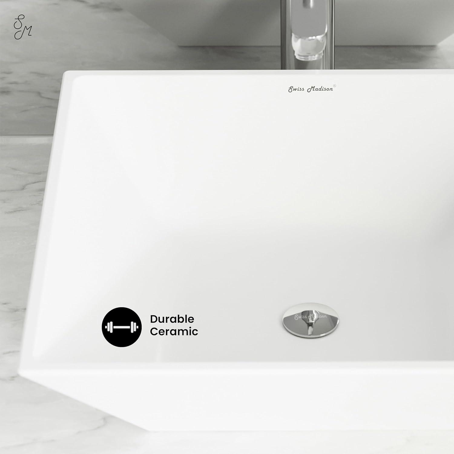 St. Tropez Square Ceramic Vessel Sink