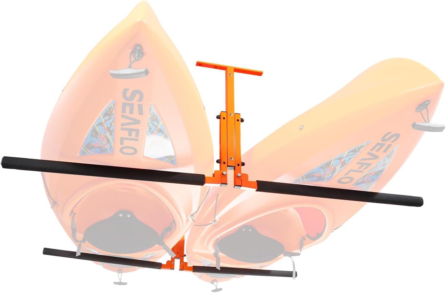 Steel Ceiling Mounted Adjustable Kayak Rack