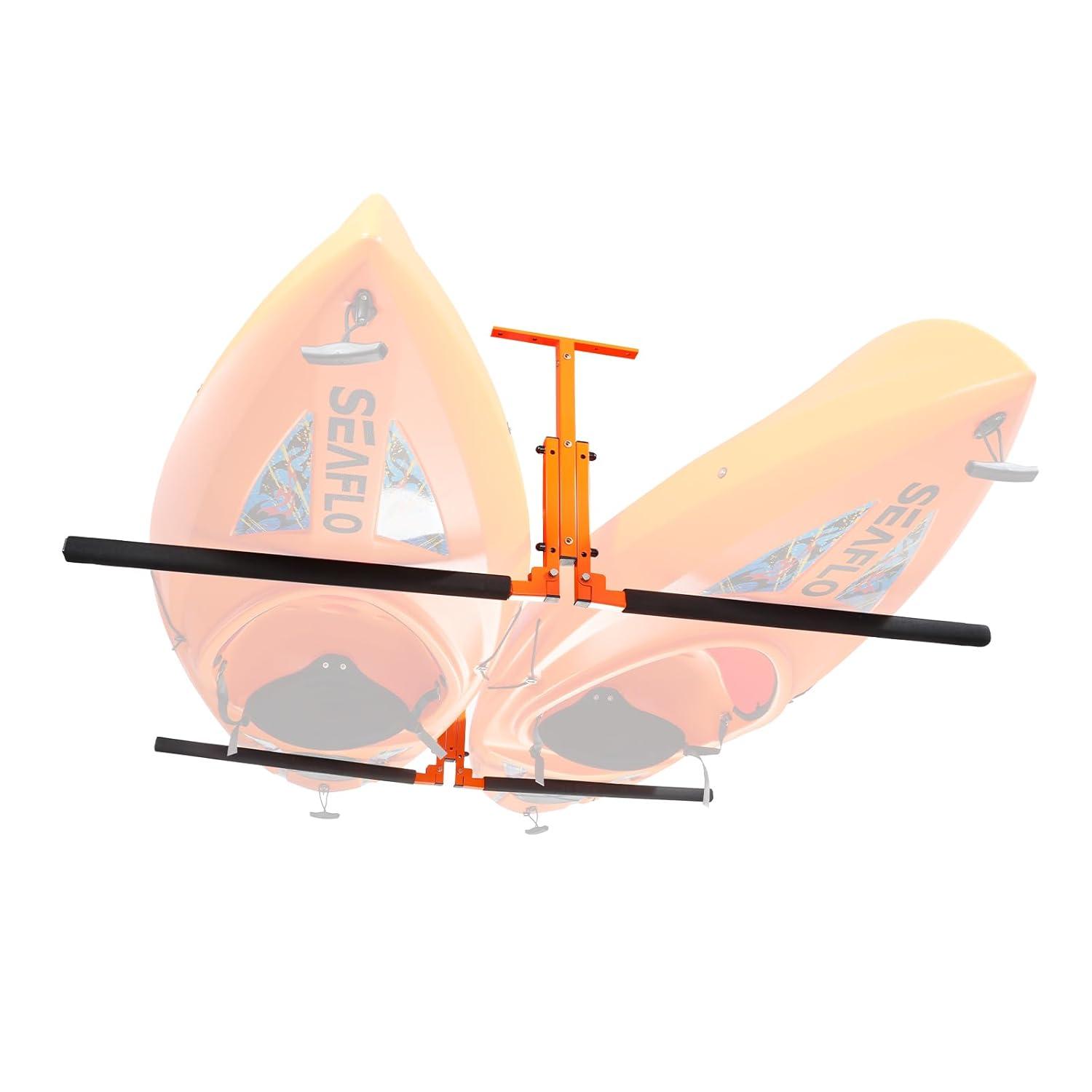 Steel Ceiling Mounted Adjustable Kayak Rack