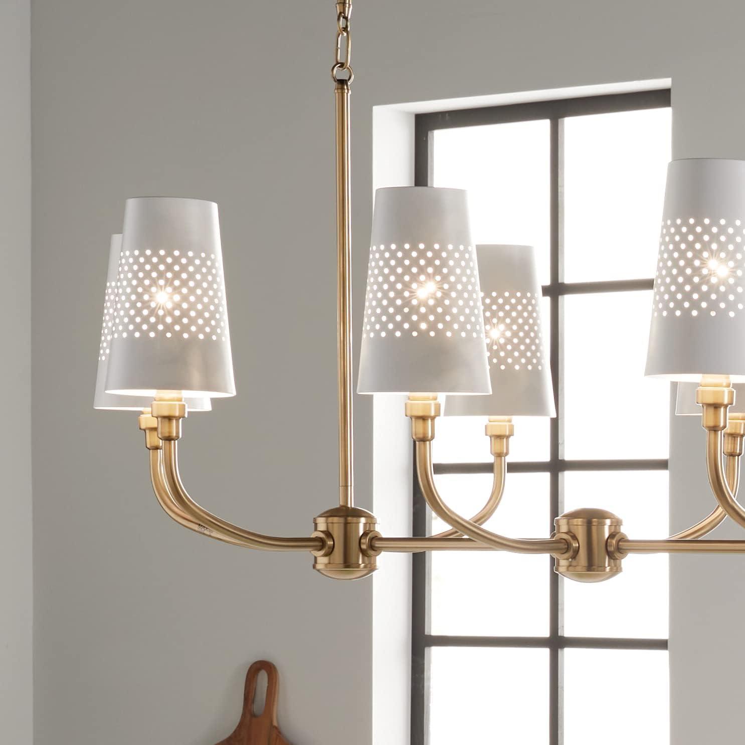 Kichler Lighting Adeena 8 - Light Chandelier in  Brushed Natural Brass