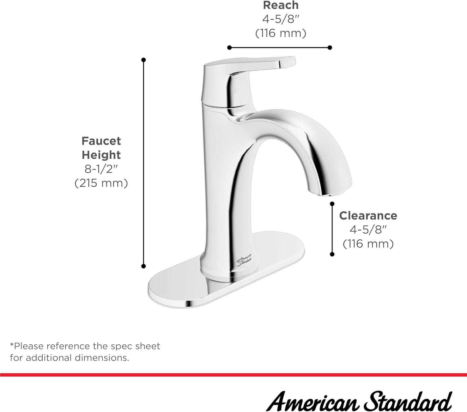 Becklow Single-Hole Single-handle Bathroom Faucet with Drain Assembly