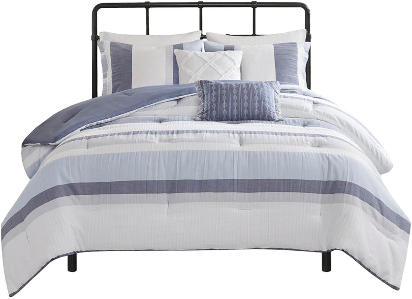 Allegany 5 Piece Jacquard Comforter Set