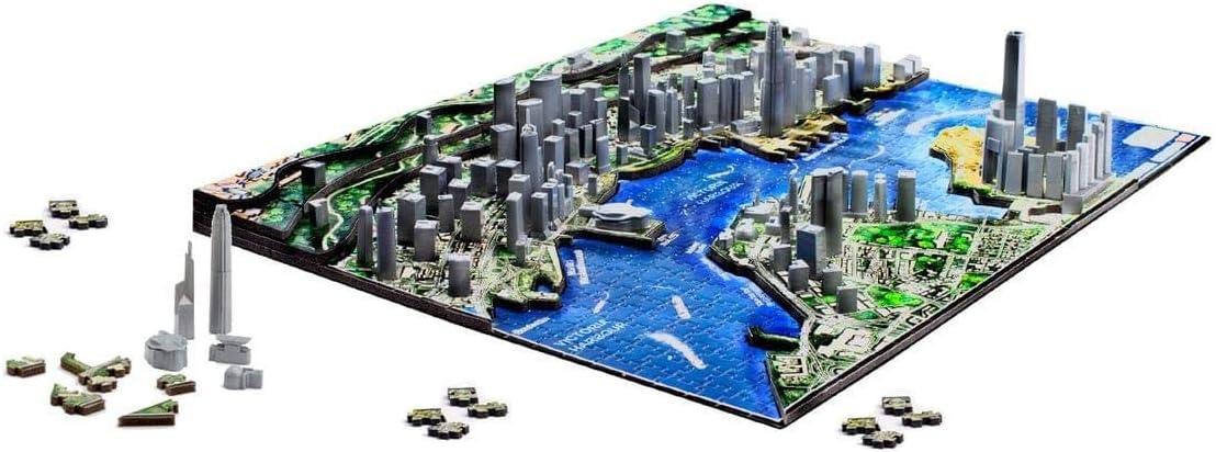 4D Cityscape: 4D Hong Kong Cityscape Time Puzzle (Other)