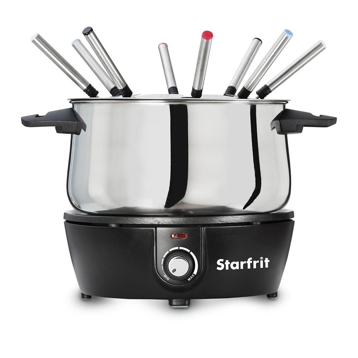 Starfrit 3.17 qt. Electric Stainless Steel Fondue Pot