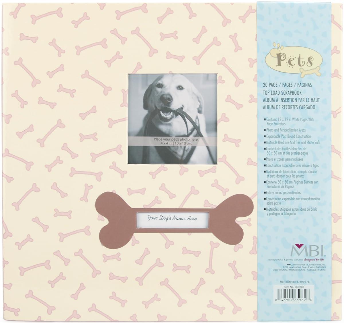 MBI Pet Post Bound Album W/Window 12"X12"-Dog