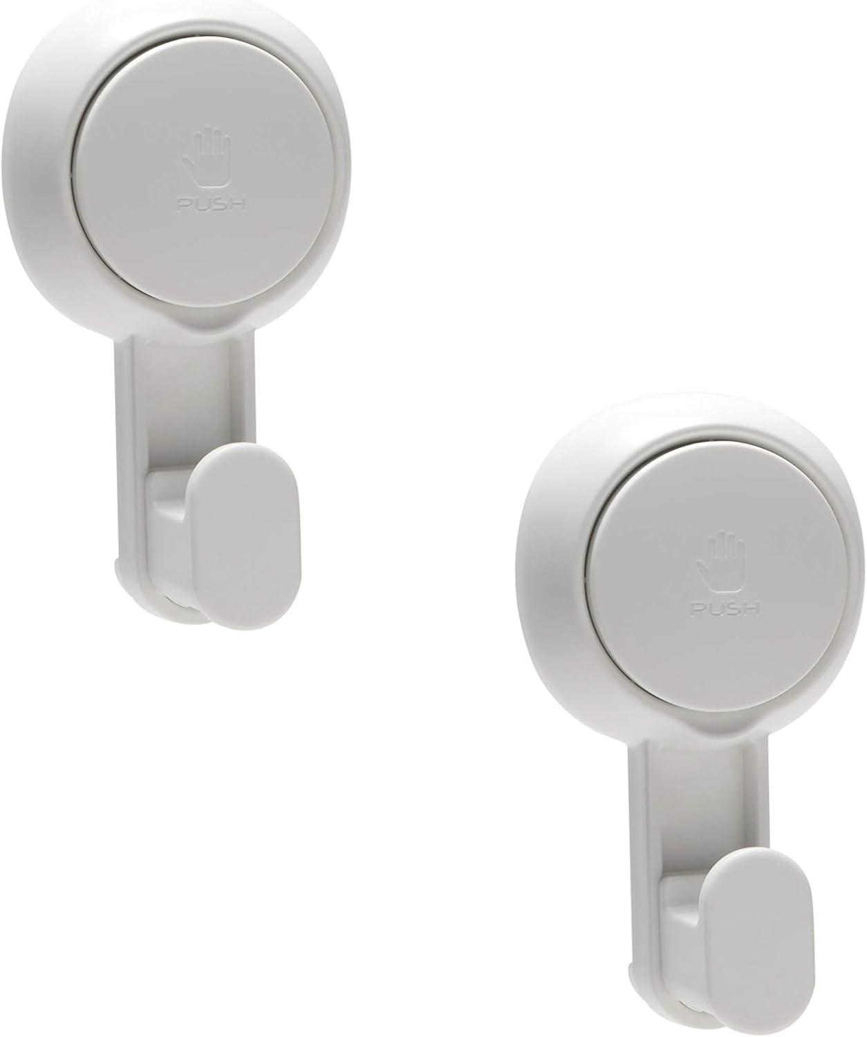 Bath Bliss 2 Pack Gel-Suction Power Hooks - 4.5"x 2.5"x 1.7"
