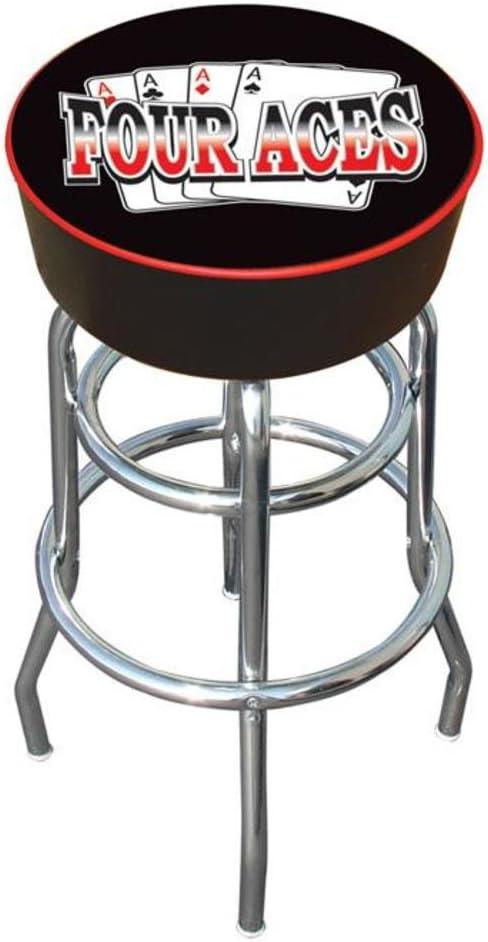 Elegant 26'' Adjustable Swivel Backless Bar Stool in Black Metal