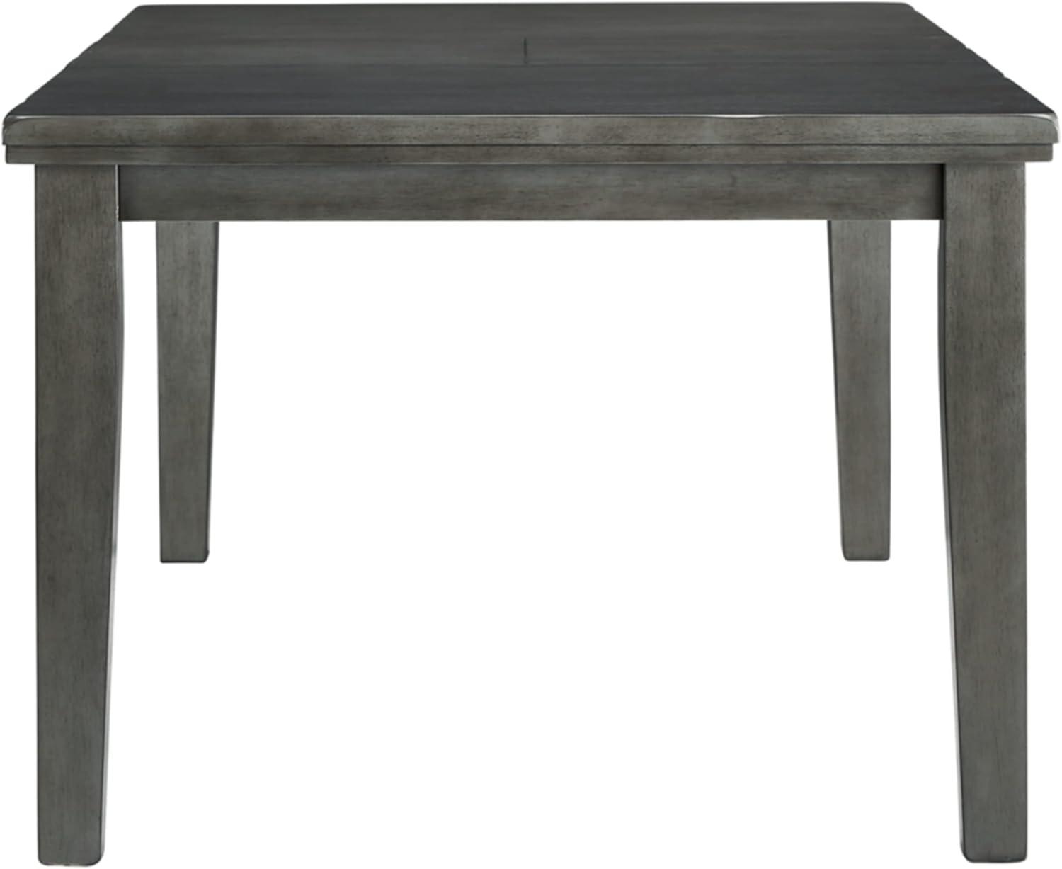 Hallanden Gray Rectangular Extendable Wood Dining Table