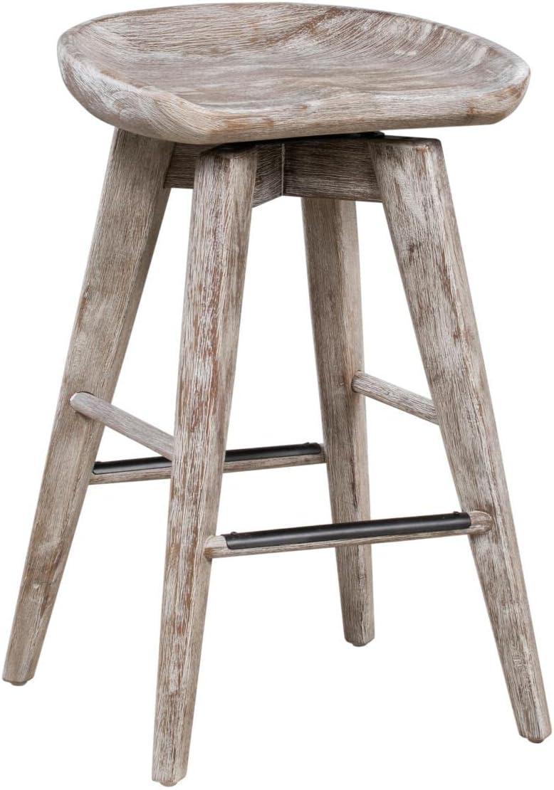 24" Bali Swivel Counter Height Barstool - Boraam