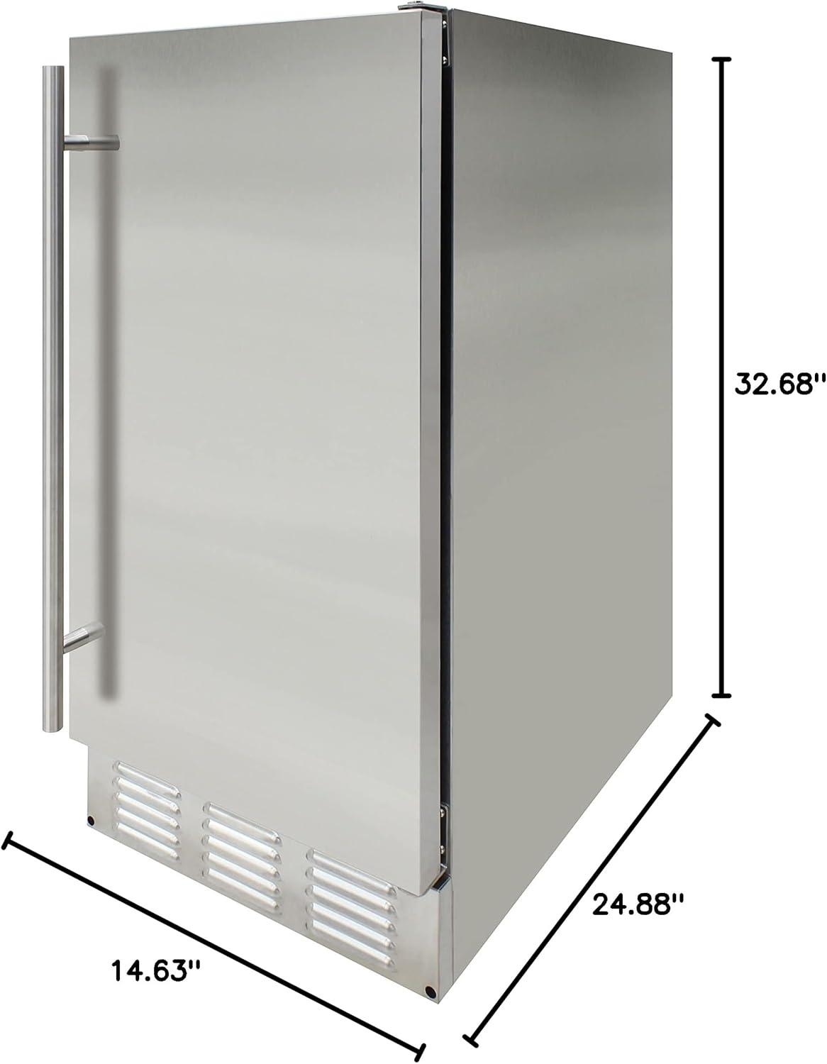 Brama Outdoor Undercounter Ice Maker
