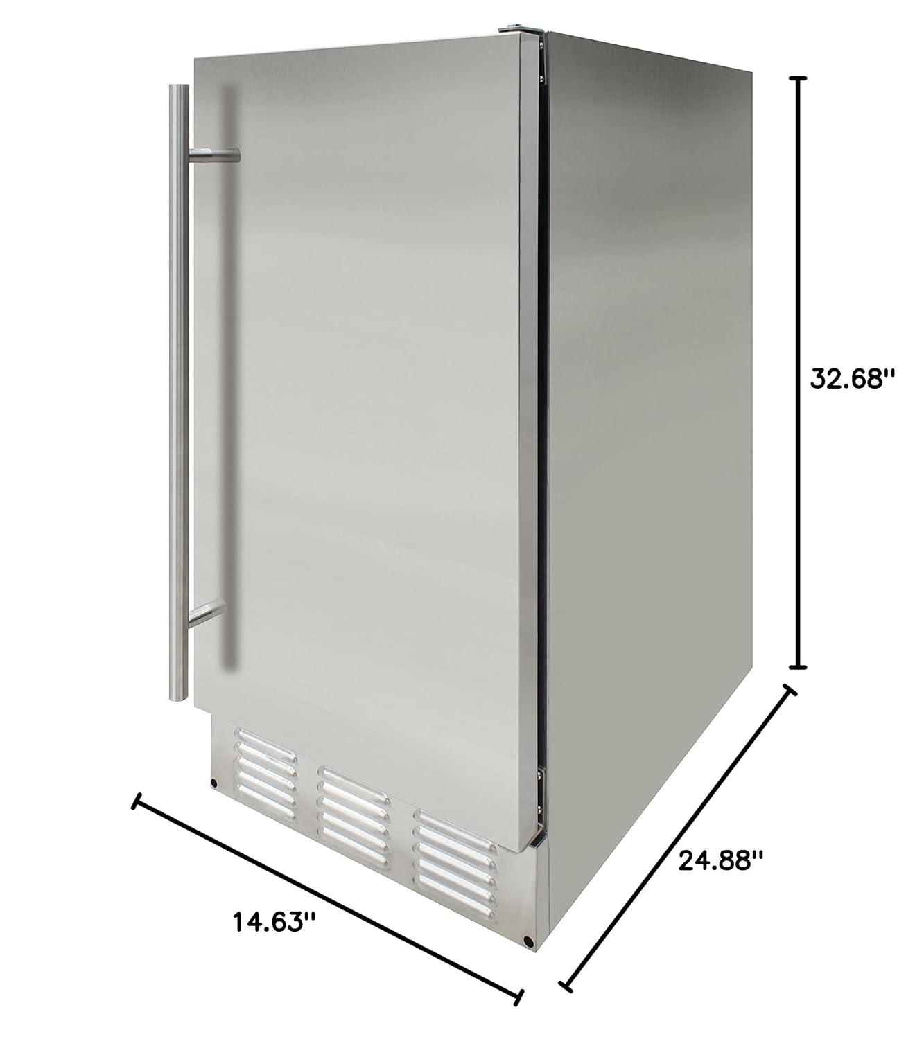 Brama Outdoor Undercounter Ice Maker