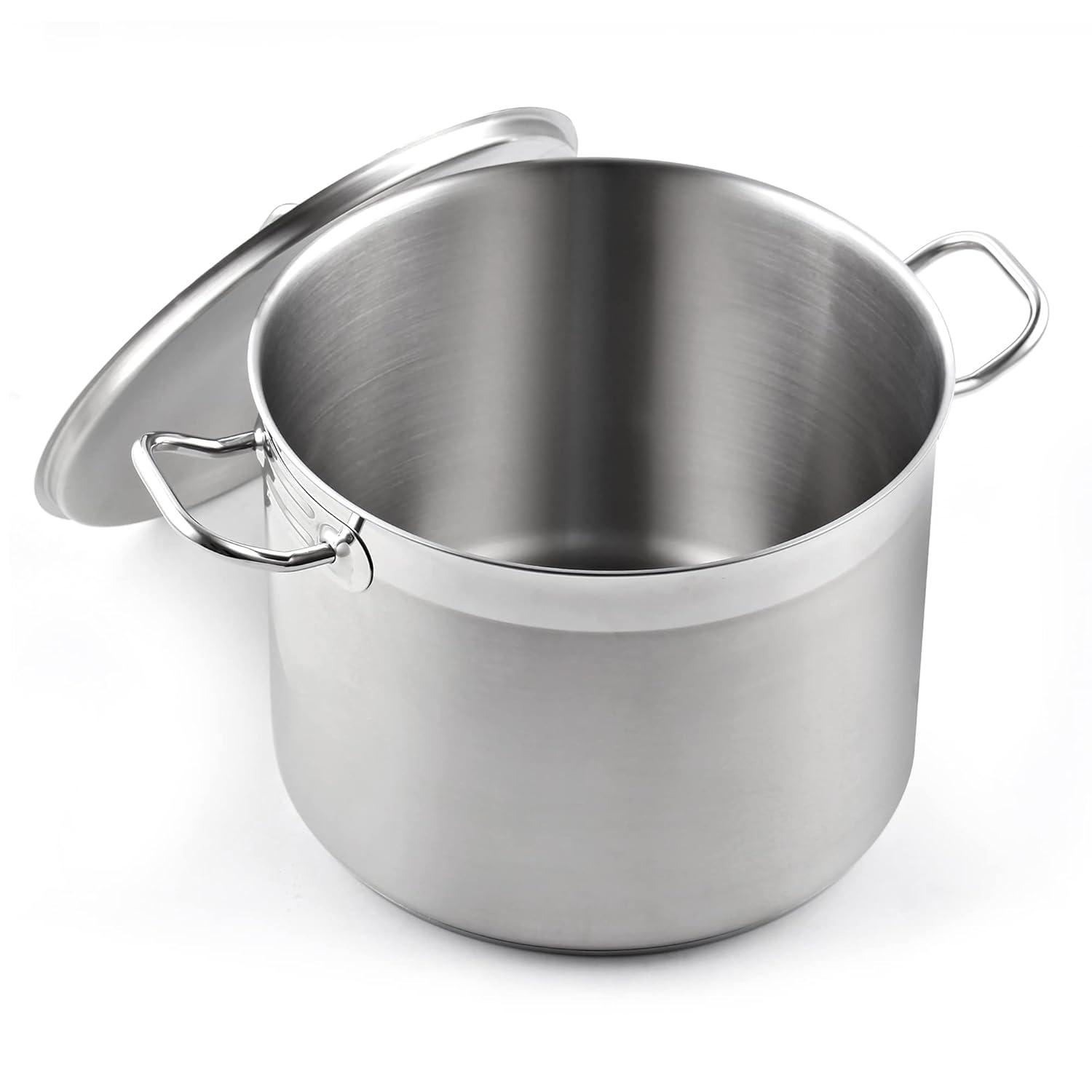 Cooks Standard Cooks Standard Professional Stainless Steel Stock Pot with Lid, Silver