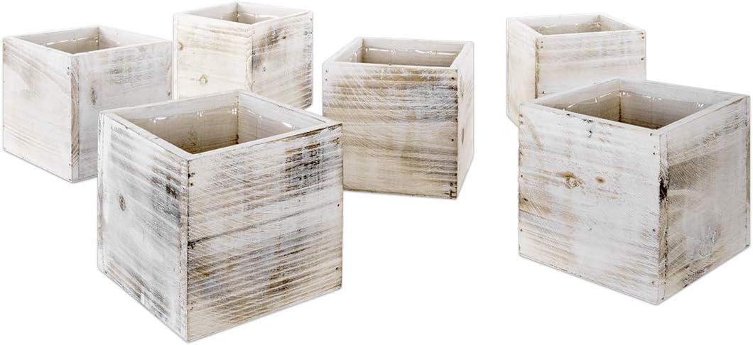 Union Rustic Gritton Wood Table Vase (Set of 6)