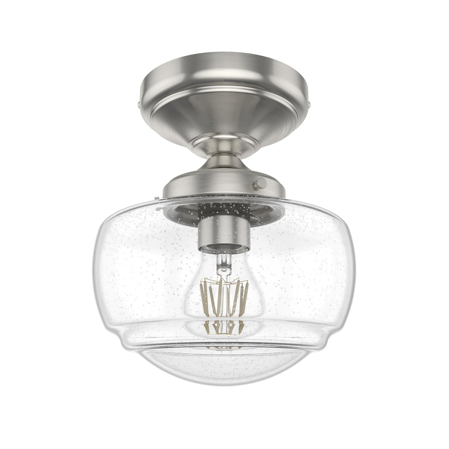 Hunter Fan Hunter Saddle Creek 1 Light Mini Flush Mount Ceiling Light Fixture