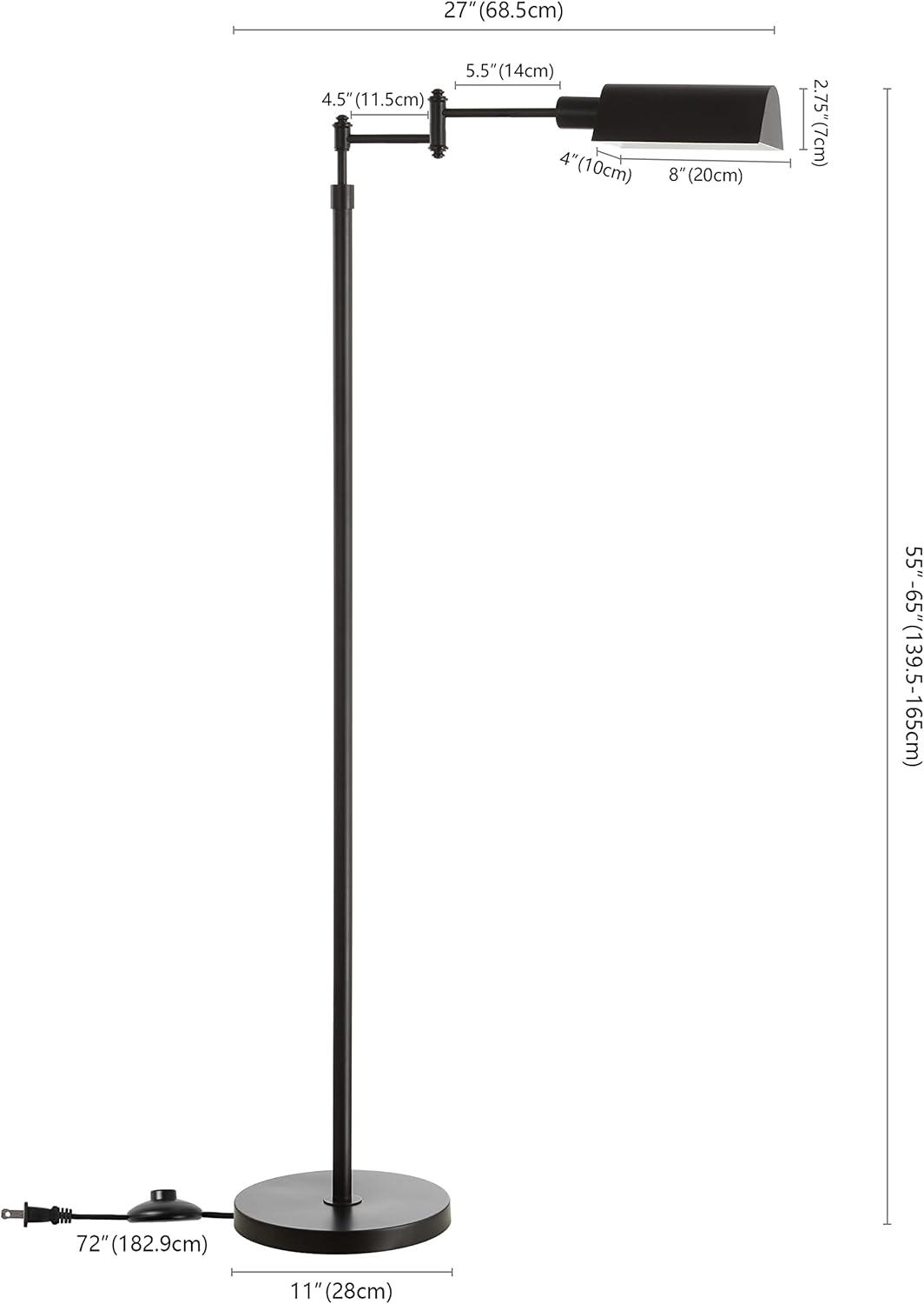 Watson Floor Lamp - Oil Rubbed Bronze (Black) - Safavieh