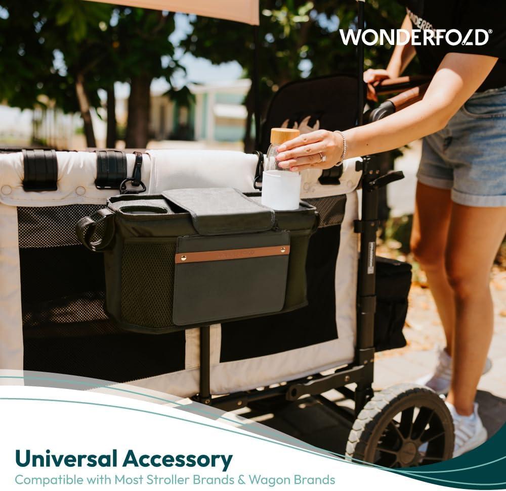 Animalini Multicolor 4-Seater Stroller Organizer with Insulated Cup Holders