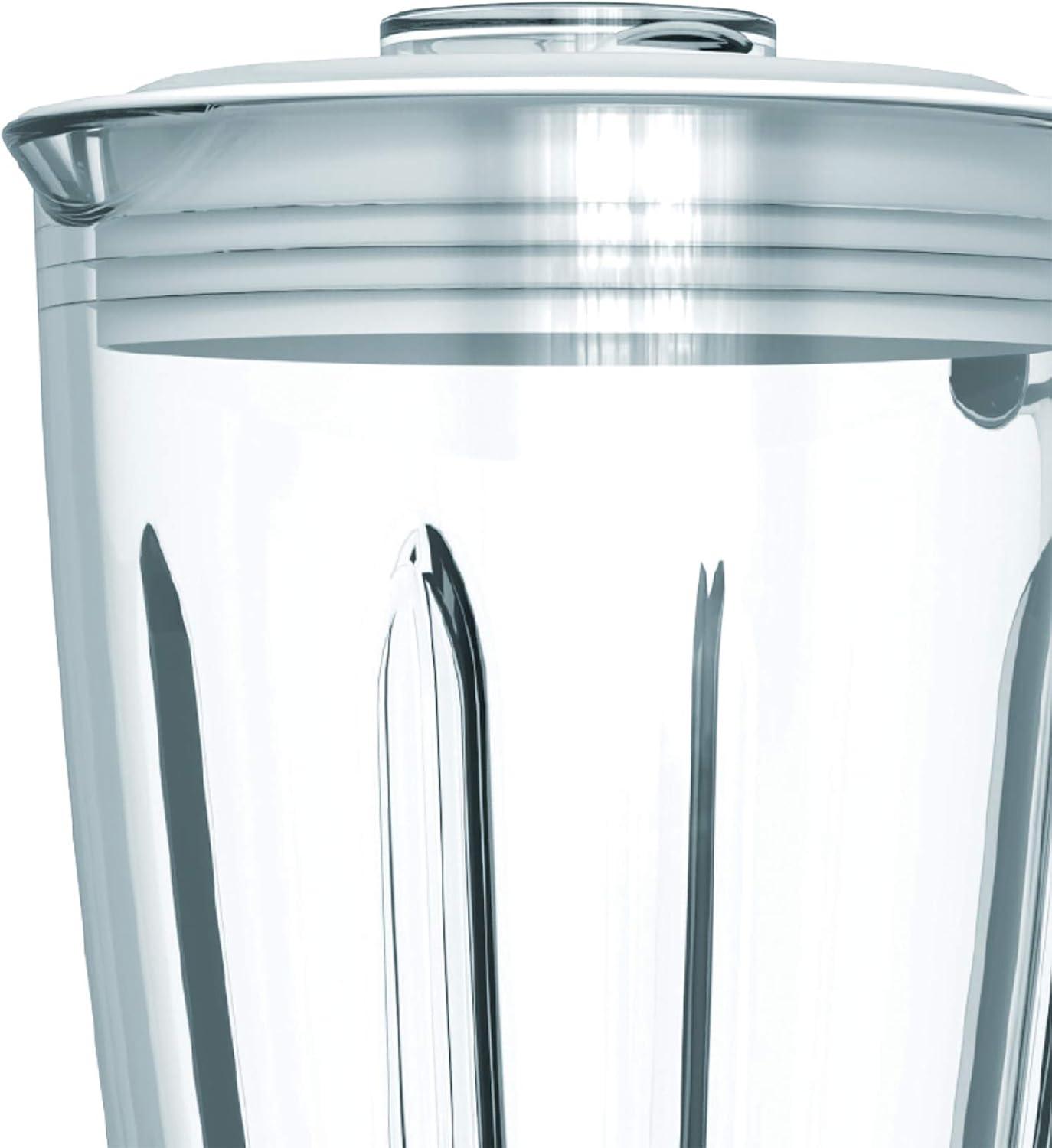 Brentwood 2-Speed Retro Blender with 50-Ounce Plastic Jar in Blue