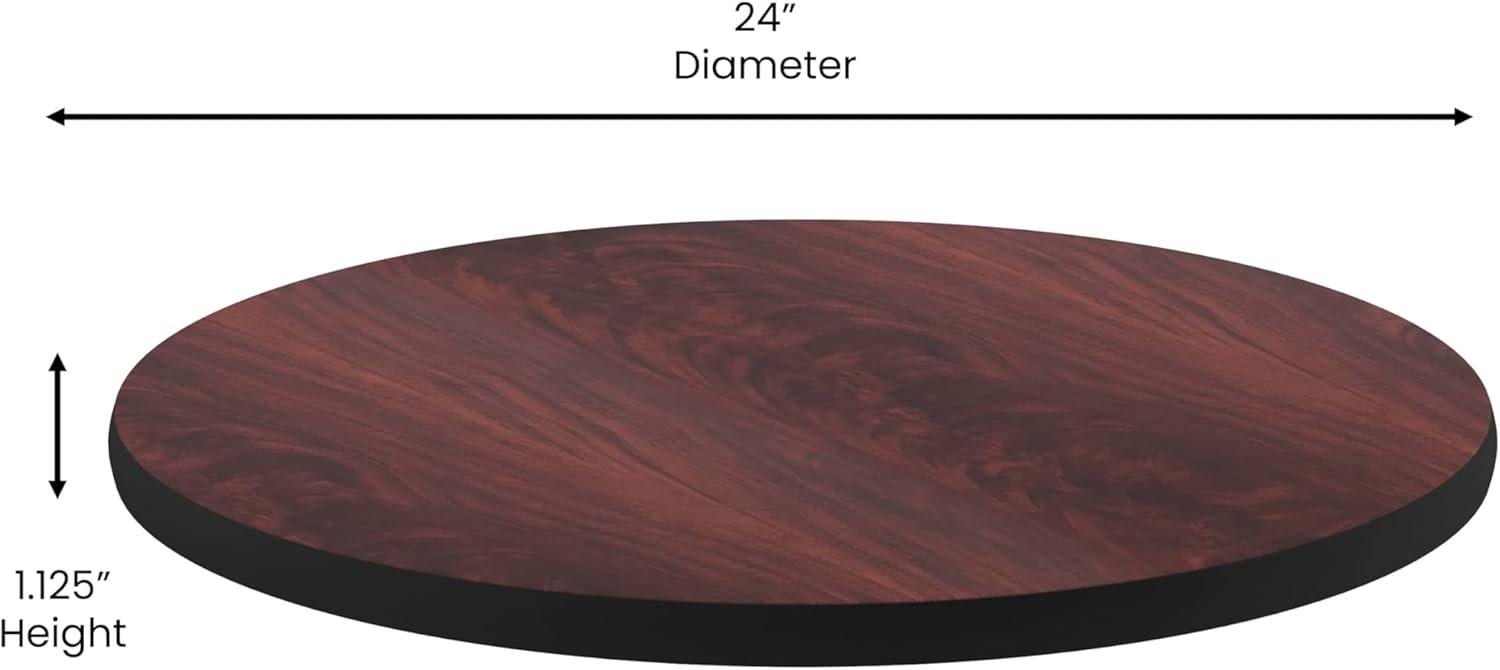 Flash Furniture 24'' Round Table Top with Reversible Laminate Top