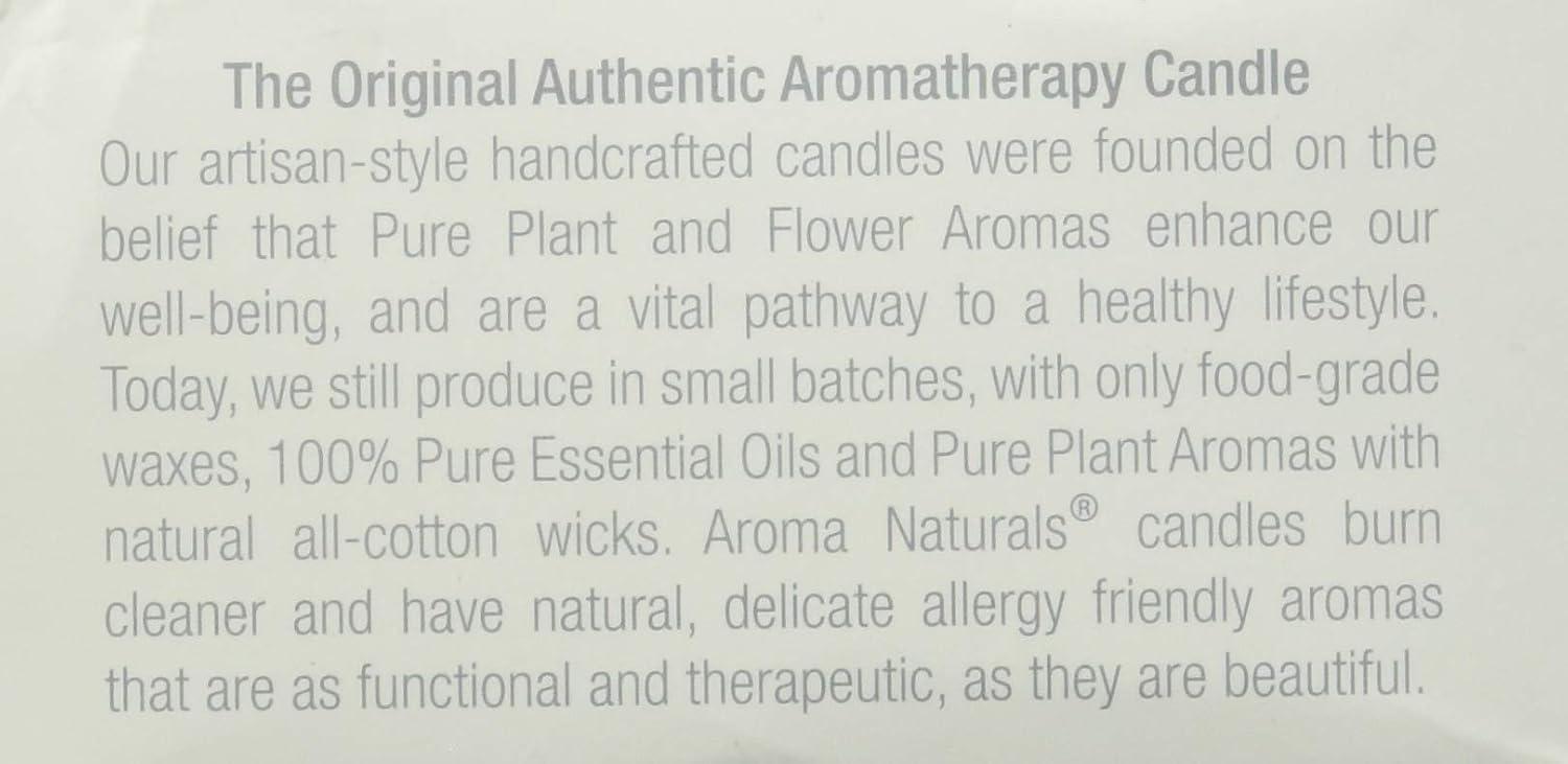Aroma Naturals Votive Candles with Lavender, Tranquility, 6 Count