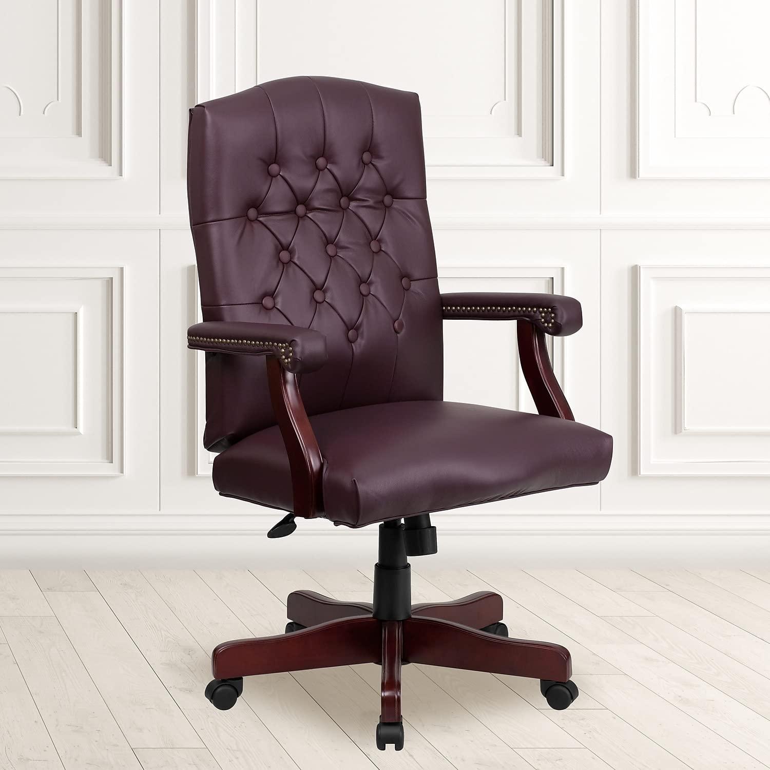 Flash Furniture Executive Swivel Office Chair with Arms