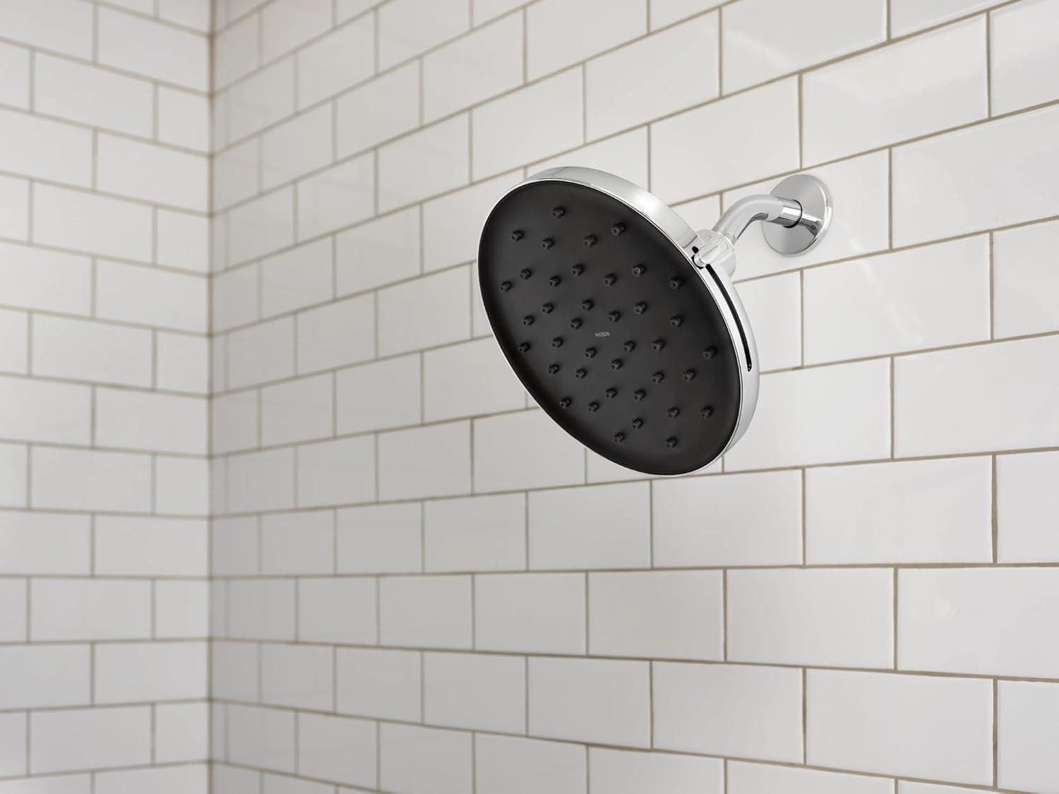 MOEN Verso Magnetix 8-Spray Patterns with 1.75 GPM 9 in. Wall Mount Fixed Shower Head in Chrome, Grey