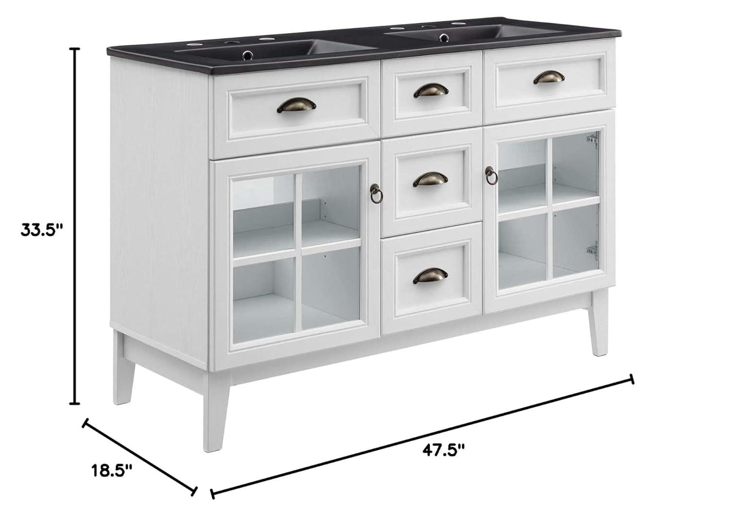 Modway Modway Isle 48" Double Bathroom Vanity Cabinet