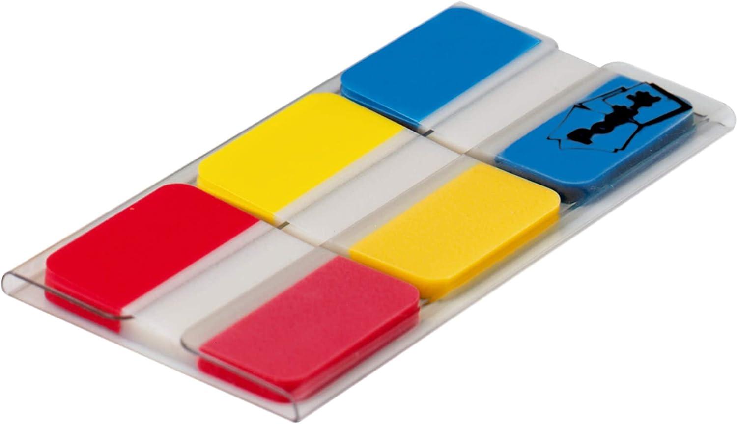 Red, Yellow, Blue 1-Inch Post-it Durable Filing Tabs