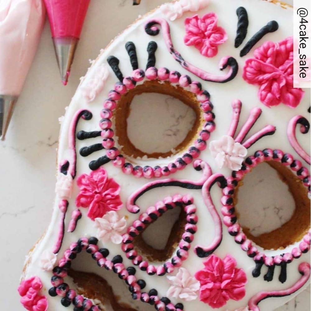 Non-Stick Aluminum Skull Cake Pan for Halloween