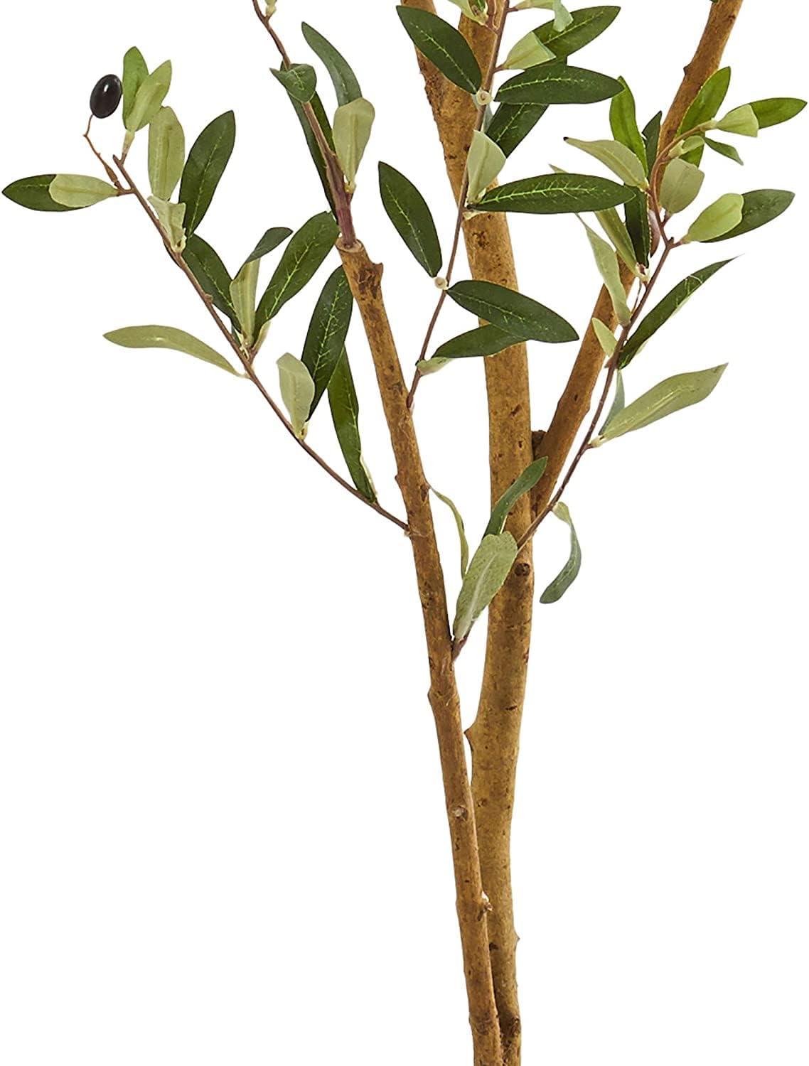Nearly Natural 82-in Artificial Olive Tree