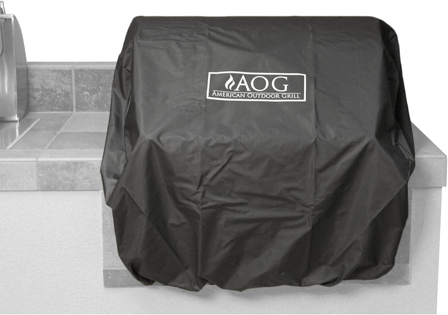 Black Vinyl 30-Inch Built-In Gas Grill Cover