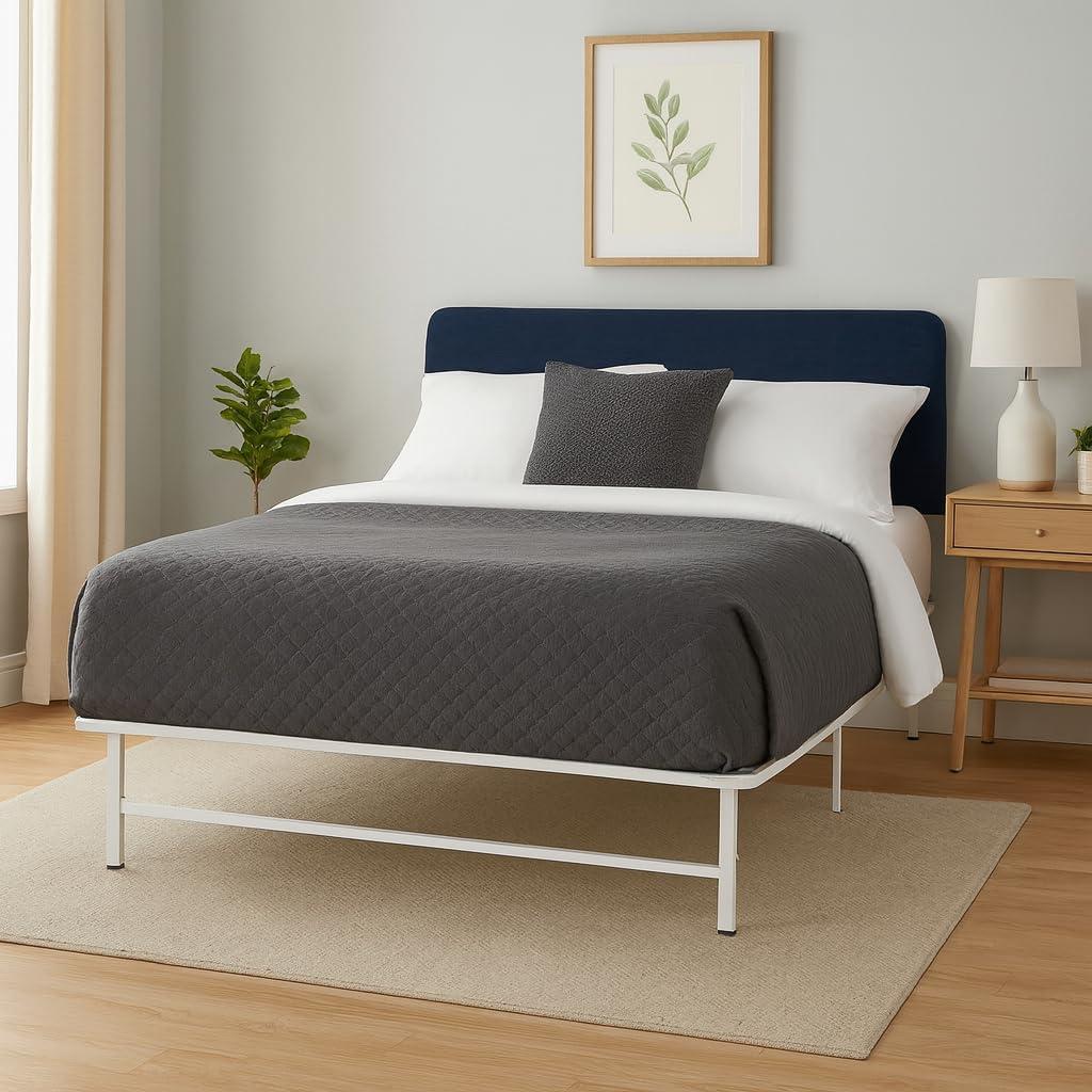 Alwyn Home Muscoy 14" Foldable Steel Bed Frame, No Box Spring Needed, Underbed Storage , Easy Assembly & Reviews | Wayfair