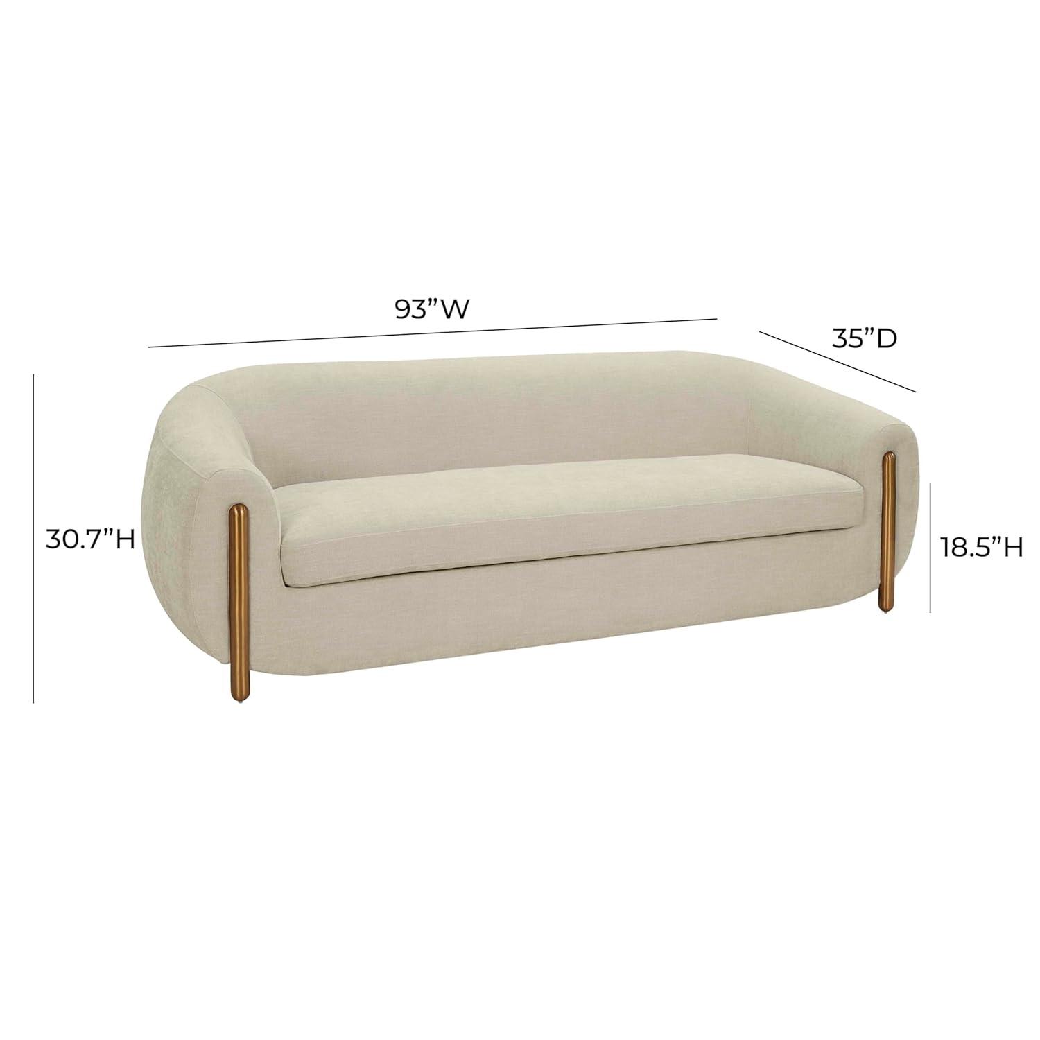 Inspire Me! Home Décor Lina Upholstered Sofa