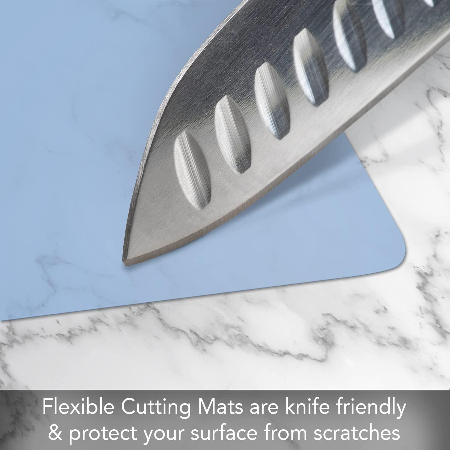 Chop Chop Chop Chop Flexible 4-Piece Plastic Cutting Board Set