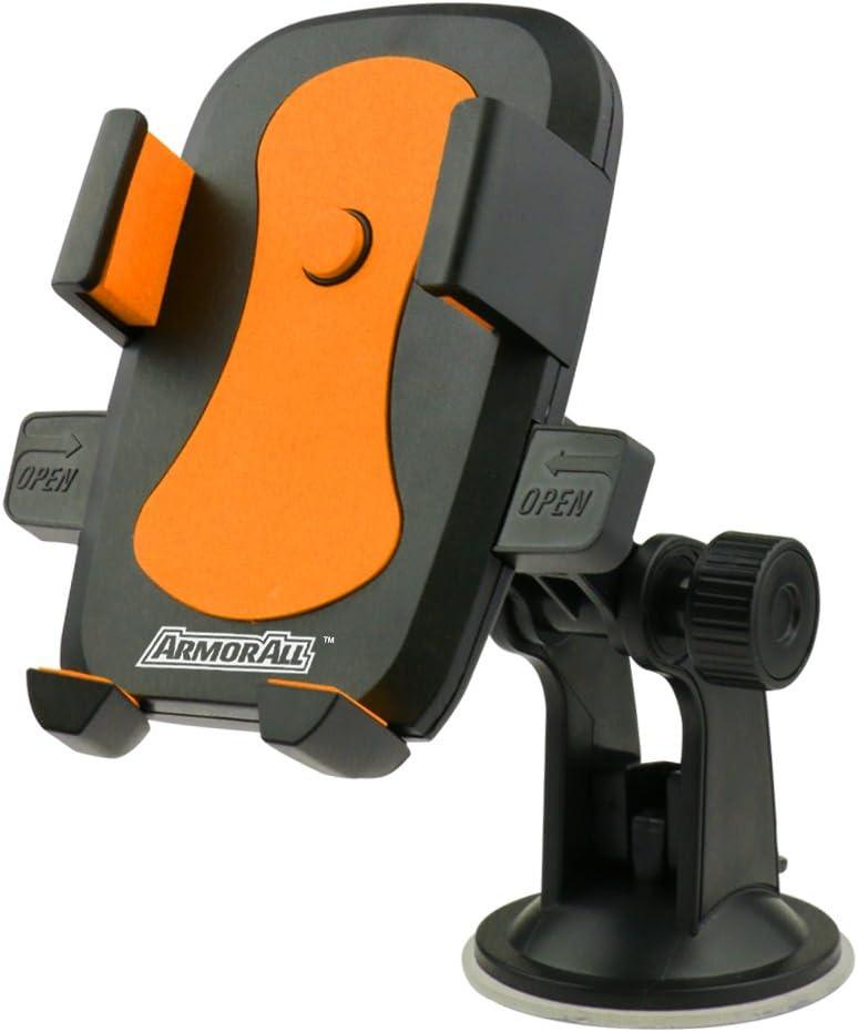 Armor All Universal Smartphone Mount with Dashboard, Windshield and Air Vent Mounting Systems, Great for Phone Calls and GPS
