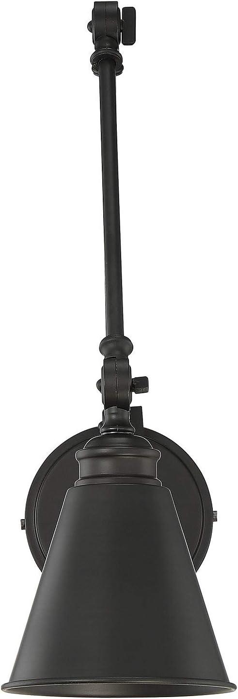 Savoy House Morland 1 - Light Swing Arm Lamp in  Matte Black