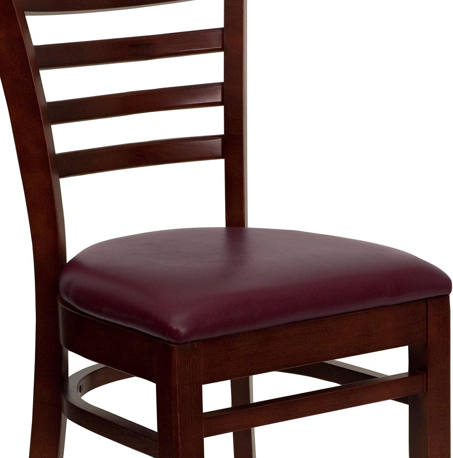 Red Barrel Studio® Ladder Back Wooden Restaurant Chair