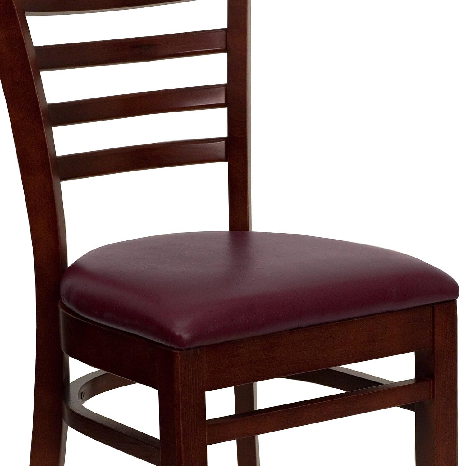 Red Barrel Studio® Ladder Back Wooden Restaurant Chair