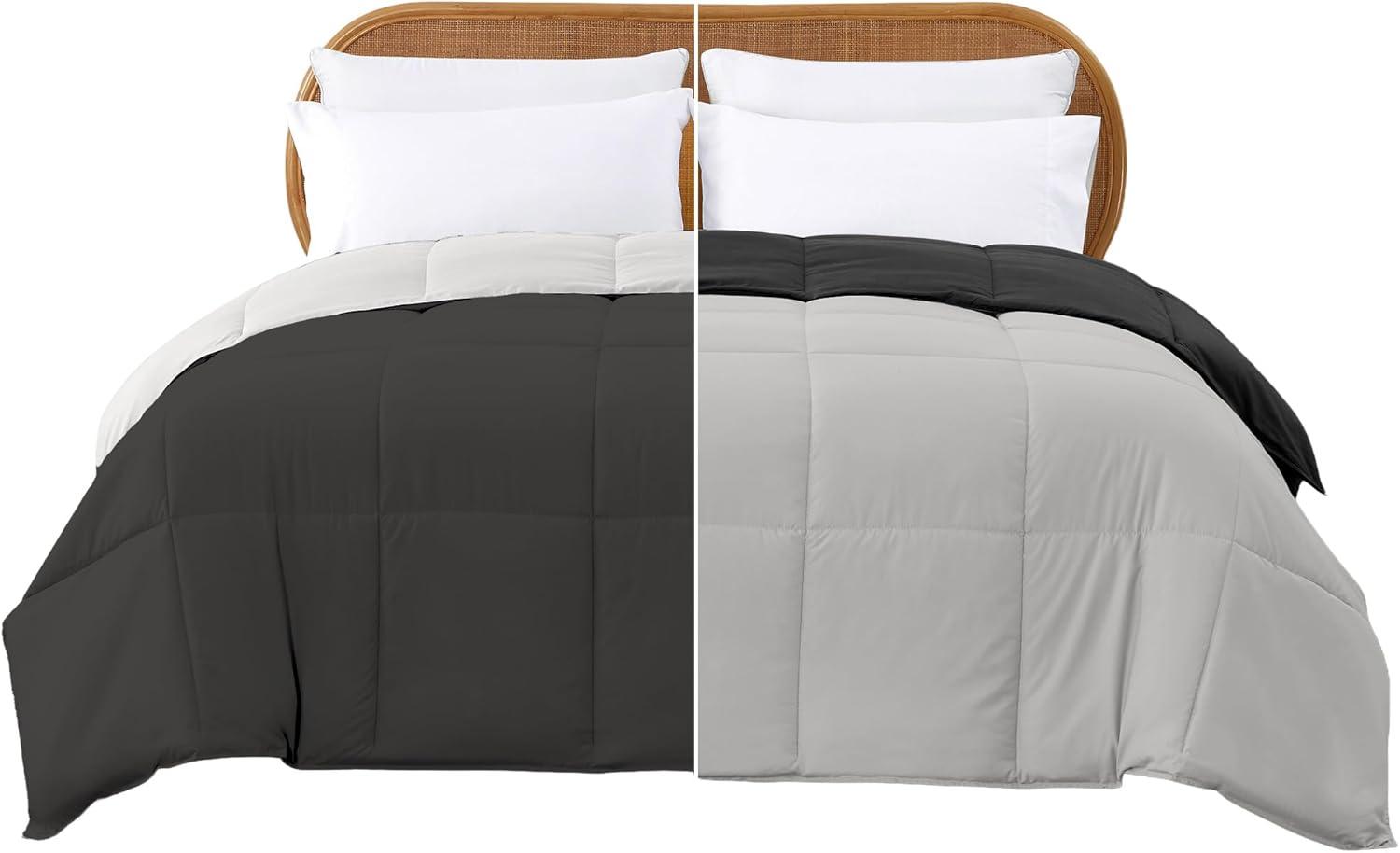 Modern Threads Modern Threads Sanctuary by PCT Down Alternative Microfiber Quilted Reversible Comforter & Duvet Insert - Soft, Comfortable Alternative to Goose Down - Bedding for All Seasons