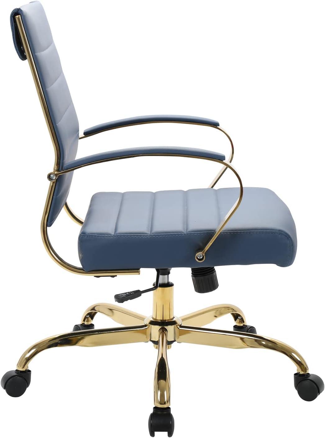 Everly Quinn Naudain Leather Office Conference Chair Modern Executive Meeting Room Chairs